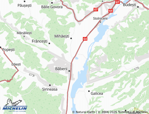 MICHELIN-Landkarte Tătărani - ViaMichelin