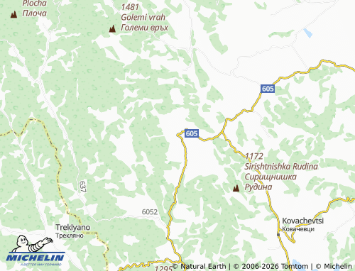 MICHELIN Mureno map - ViaMichelin