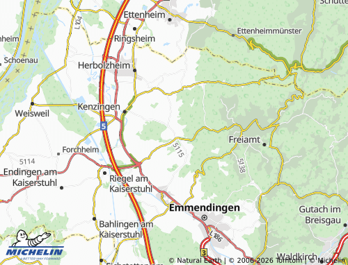 Mapa MICHELIN Bombach - ViaMichelin