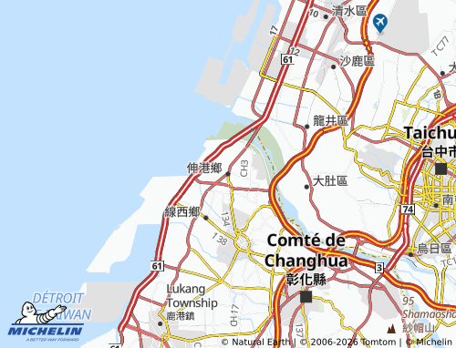 Mappa MICHELIN shen gang xiang - ViaMichelin