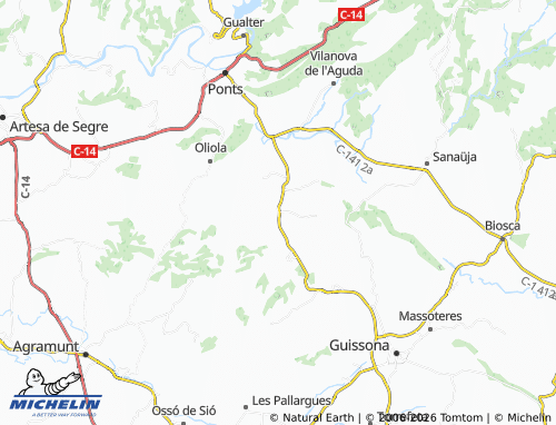 Mappa MICHELIN Cabanabona - ViaMichelin