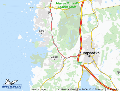 MICHELIN-Landkarte Kyrkobyn - ViaMichelin