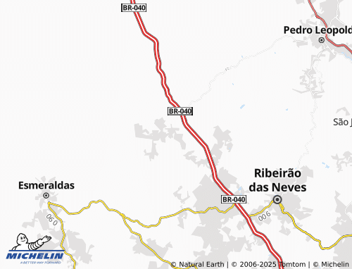 MICHELIN Melo Viana map - ViaMichelin