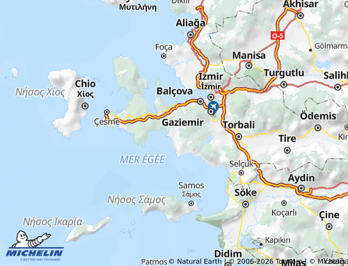 Mappa MICHELIN Seferihisar - ViaMichelin