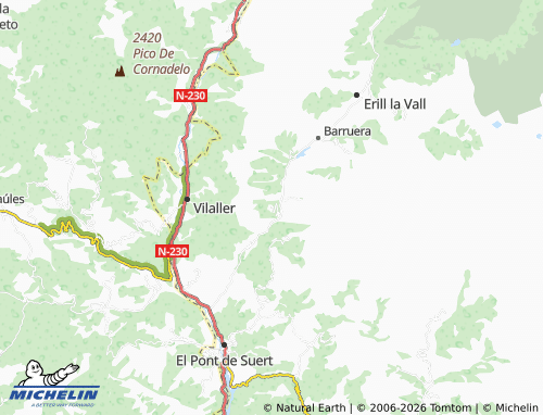 Carte MICHELIN Coll - ViaMichelin