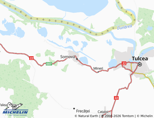 Carte MICHELIN Somova - ViaMichelin