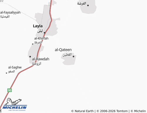 MICHELIN-Landkarte al-Qateen - ViaMichelin