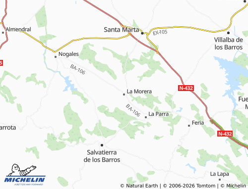 Kaart MICHELIN La Morera - ViaMichelin