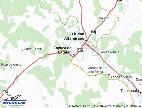Carte MICHELIN Calera - ViaMichelin