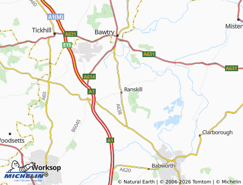 Mappa MICHELIN Ranskill - ViaMichelin