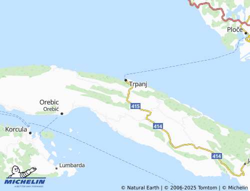 MICHELIN gornja vrućica map - ViaMichelin