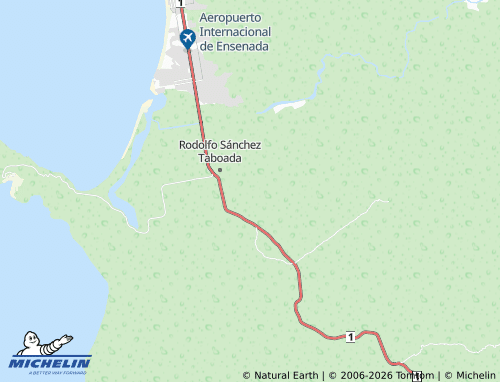 Mapa MICHELIN Las Flores Maneadero - ViaMichelin