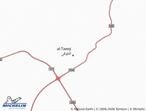 MICHELIN-Landkarte al-Tawqi - ViaMichelin