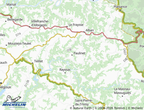 Mappa MICHELIN Paulinet - ViaMichelin