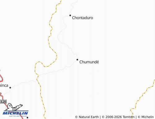 MICHELIN Chumundé map - ViaMichelin
