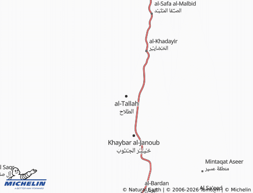 Carte MICHELIN al-Tallah - ViaMichelin