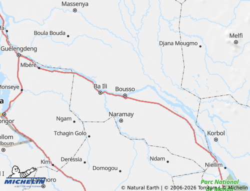 MICHELIN Loug-Chari map - ViaMichelin