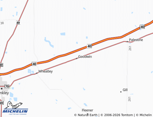 Mapa MICHELIN Goodwin - ViaMichelin