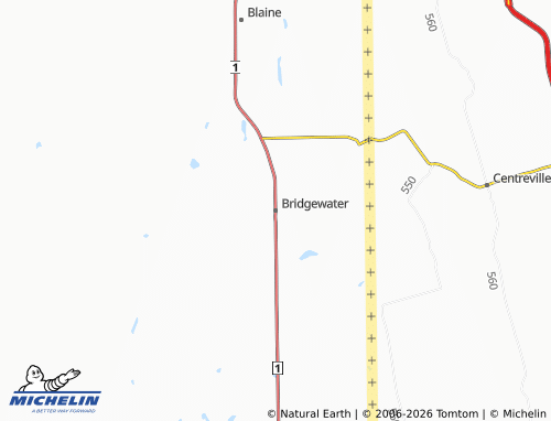 Mappa MICHELIN Bridgewater - ViaMichelin