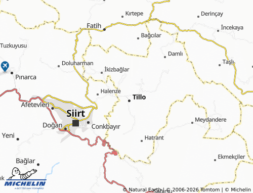 Mappa MICHELIN Saydanlar - ViaMichelin