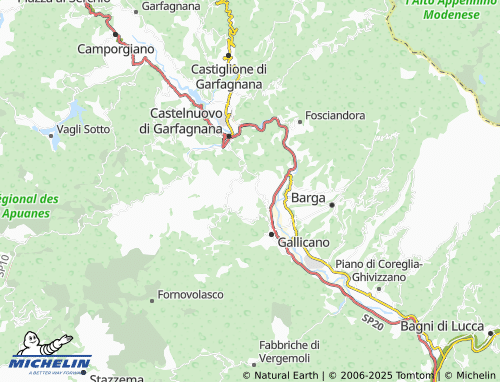 Mapa MICHELIN Cascio - ViaMichelin