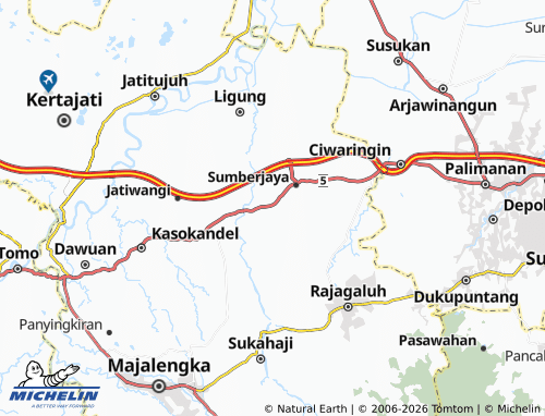 MICHELIN-Landkarte Palasah - ViaMichelin