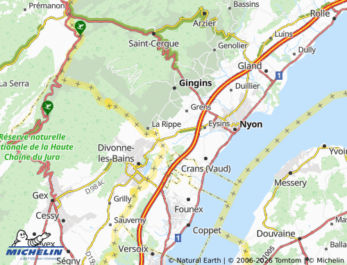 MICHELIN Borex map - ViaMichelin