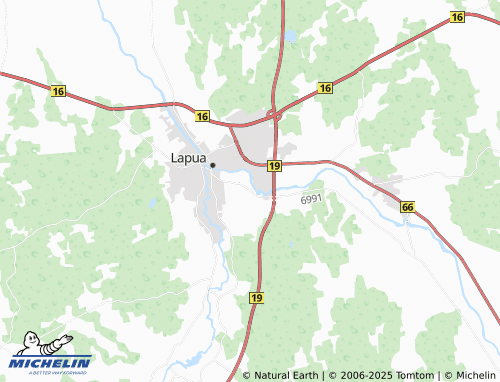 MICHELIN Koskikylä map - ViaMichelin