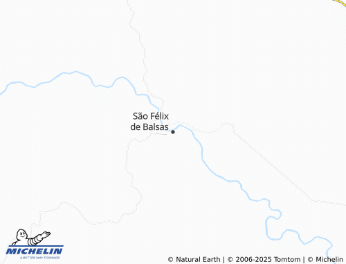 Mapa MICHELIN São Félix de Balsas - ViaMichelin
