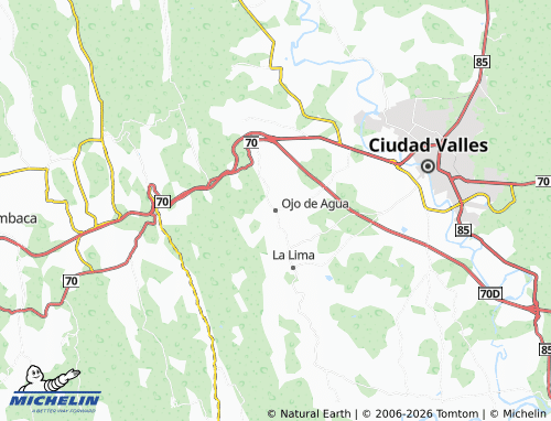 Mappa MICHELIN Ojo de Agua - ViaMichelin