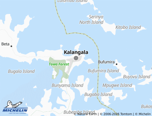 MICHELIN-Landkarte Kalangala - ViaMichelin