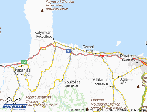 Carte MICHELIN Vlacheronitissa - ViaMichelin