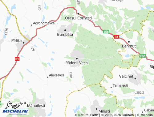 Mappa MICHELIN Rădenii Vechi - ViaMichelin