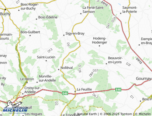 Carte MICHELIN La Vente - ViaMichelin