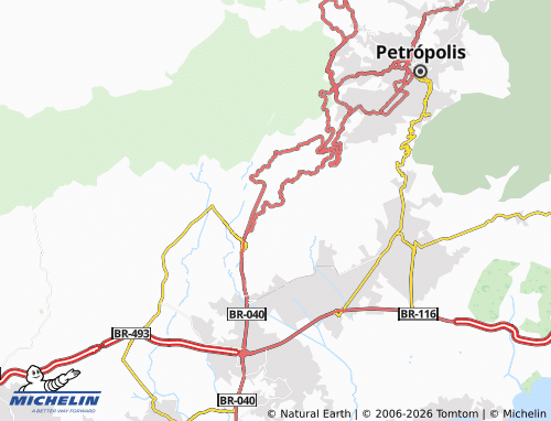 Mapa MICHELIN Meio da Serra - ViaMichelin