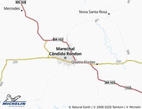 MICHELIN Líder map - ViaMichelin