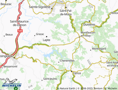 Mappa MICHELIN Verne - ViaMichelin