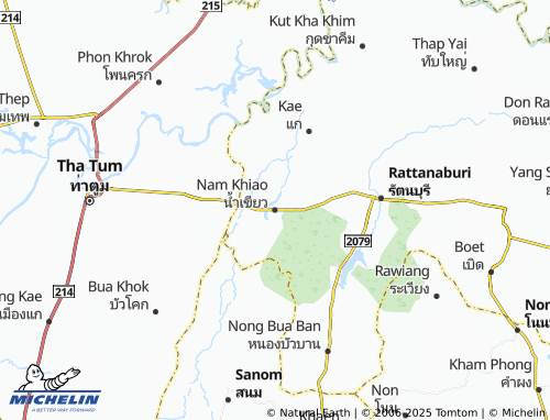 MICHELIN Nam Khiao map - ViaMichelin