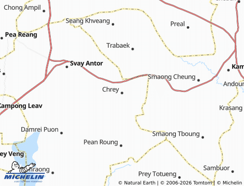 Mapa MICHELIN Chrey - ViaMichelin