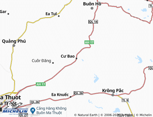 Mapa MICHELIN Cư Bao - ViaMichelin