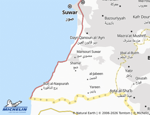 Carte MICHELIN Mansouri Suwar - ViaMichelin