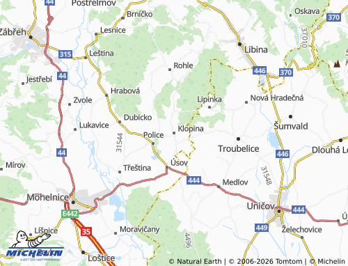Mapa MICHELIN Klopina - ViaMichelin