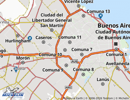 Mapa MICHELIN Comuna 10 - ViaMichelin
