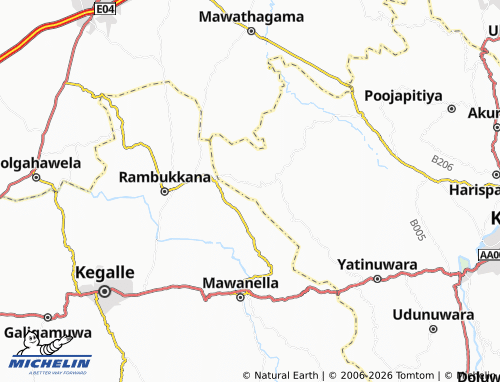 MICHELIN Ambawa map - ViaMichelin