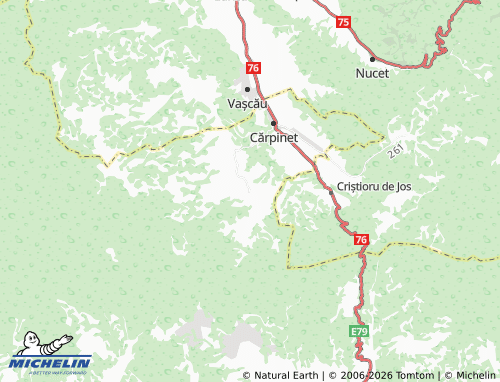 MICHELIN Călugări map - ViaMichelin