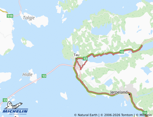Carte MICHELIN Tau - ViaMichelin