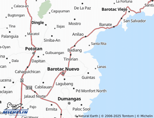 MICHELIN Tiwi map - ViaMichelin