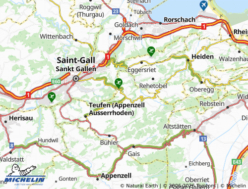 Mappa MICHELIN Speicher - ViaMichelin