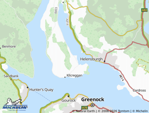 Mappa MICHELIN Rosneath - ViaMichelin