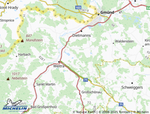 MICHELIN-Landkarte Ulrichs - ViaMichelin